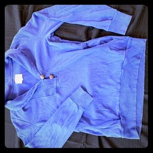 Banana Republic Shawl Neck Cotton Pullover